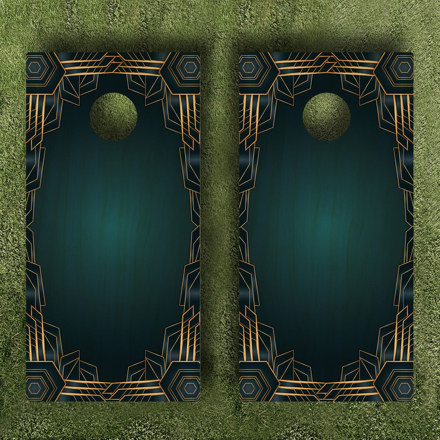 Roaring 20s Art Deco Cornhole Boards