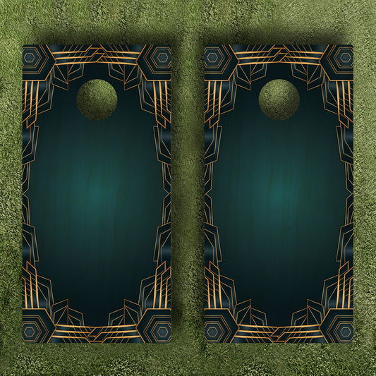 Roaring 20s Art Deco Cornhole Boards