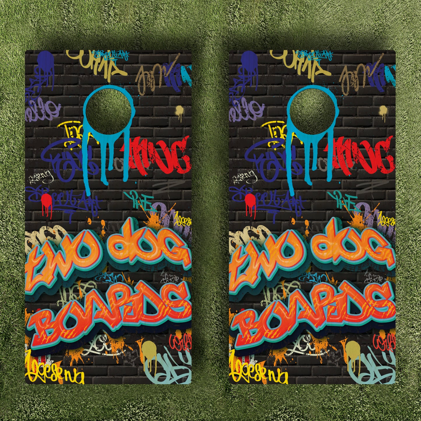 Graffiti Cornhole Boards