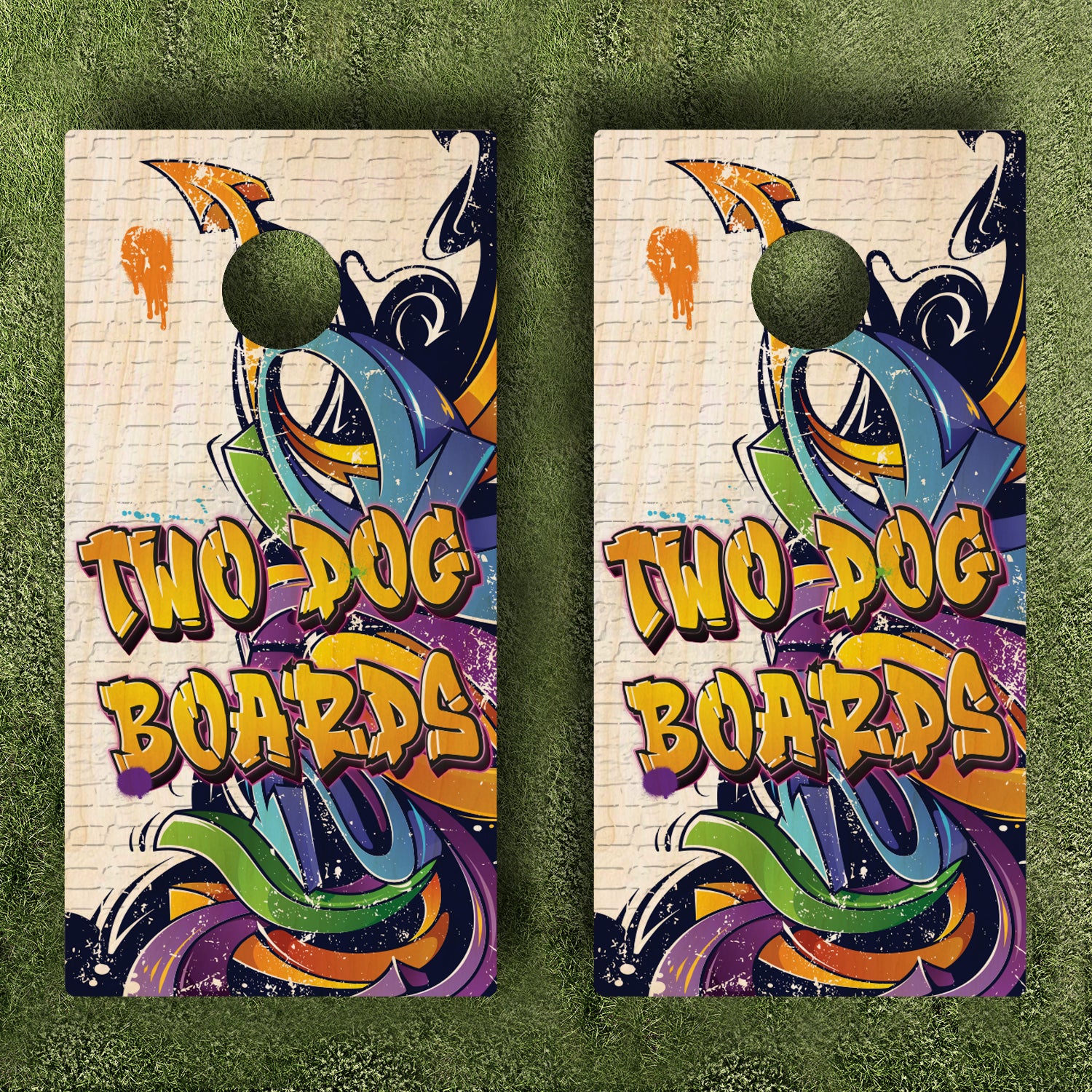 Graffiti Cornhole Boards